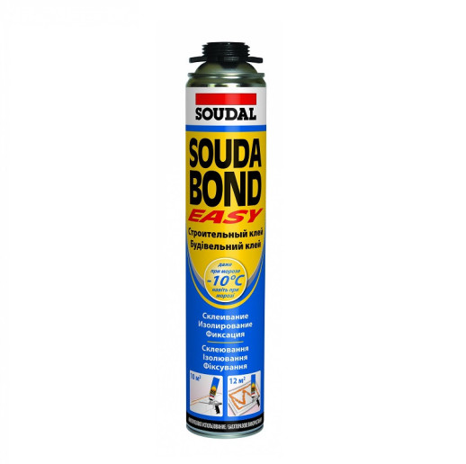 Клей полиуретановый Soudal Soudabond Easy Gun Winter 750мл в аэрозоле  