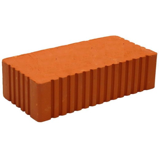 Кирпич керамический рифленый полнотелый одинарный Каширский КЗ М-150