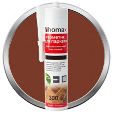 Герметик Homax для паркета тик темный 300 мл  