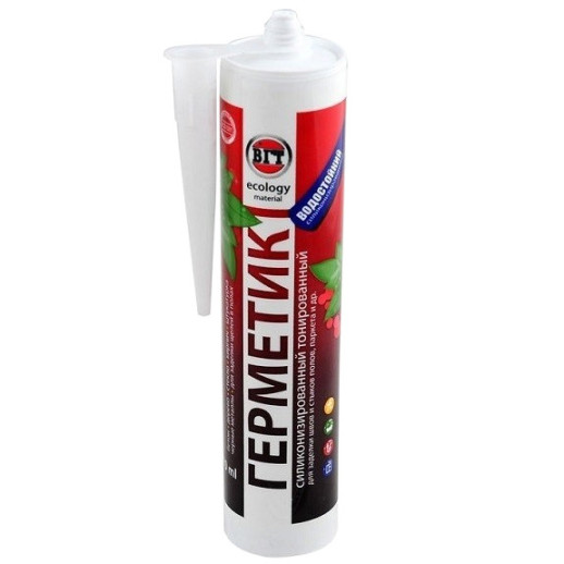 Герметик силиконизированный VGT белый 0,4 л  