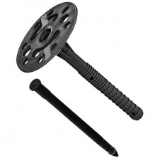 Дюбель для теплоизоляции Tech-Krep IZO 10х100 мм R5 черный с пластиковым гвоздем