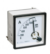 Амперметр IEK Э47 IPA10-6-0200-E 72x72мм 200/5А