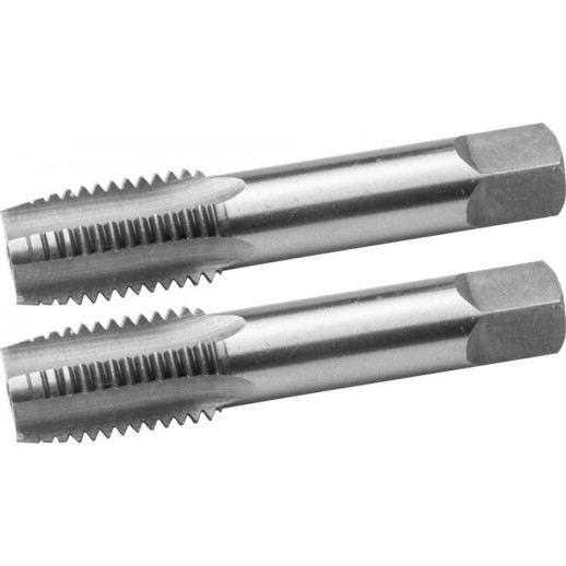 Комплект метчиков Зубр М10x1,0 мм сталь 9ХС ручные 4-28006-10-1.0-H2