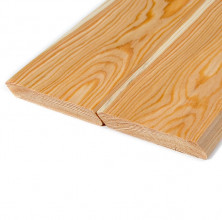 Планкен косой из лиственницы Ларикс ПК2014032 3000х140х20 мм сорт АВ