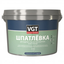 Шпатлевка облегченная VGT для заделки стыков гипсокартона с пониженной усадкой 12 кг
