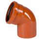 Отвод канализационный Политэк 200211067 67 градусов 110 мм
