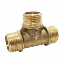 Тройник латунь переходной Ду 15х20х20 (1/2"х3/4"х3/4") НР/НР/НР VALFEX VF.131.L.034