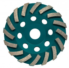 Чашка алмазная шлифовальная Kraftool Turbo 33368-125 сегментная 125 мм