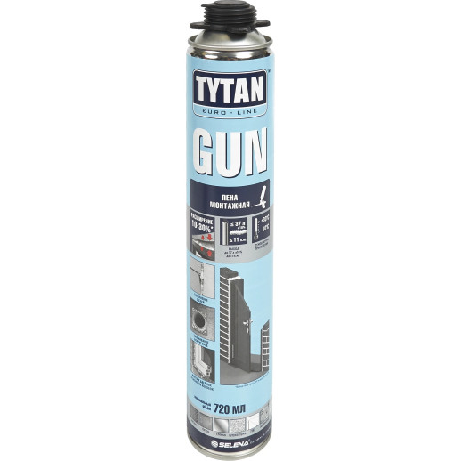Пена монтажная Tytan Euro-line Gun 720 мл   