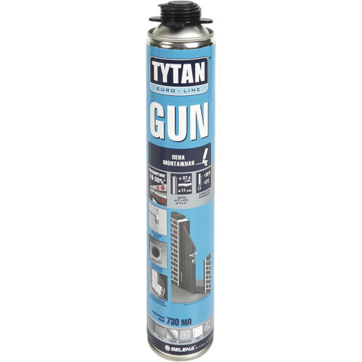Пена монтажная Tytan Euro-line Gun 730 мл   