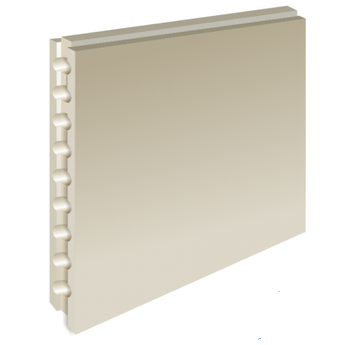 Плита пазогребневая Волма пустотелая 667х500х80 мм