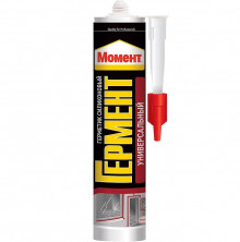 Герметик силиконовый Момент Гермент универсальный прозрачный 280 мл  