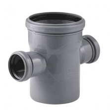 Крестовина PP-H Ростурпласт Дн 110х50х50 мм 87 градусов